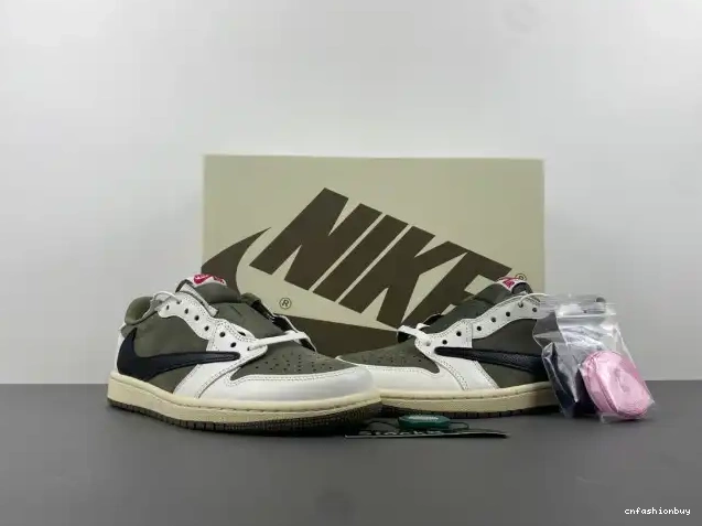 MEDIUM AIR OG TRAVIS 1 LOW JORDAN OLIVE X DM7866-200 SCOTT 0607